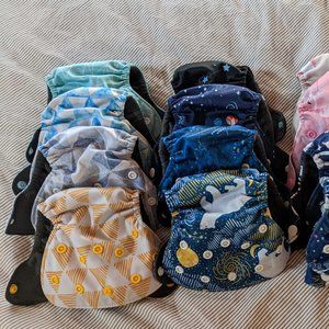 Newborn diaper covers x16, used, perfect condition